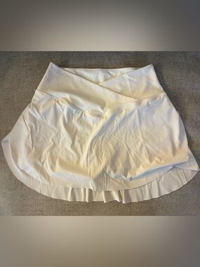 White tennis skort